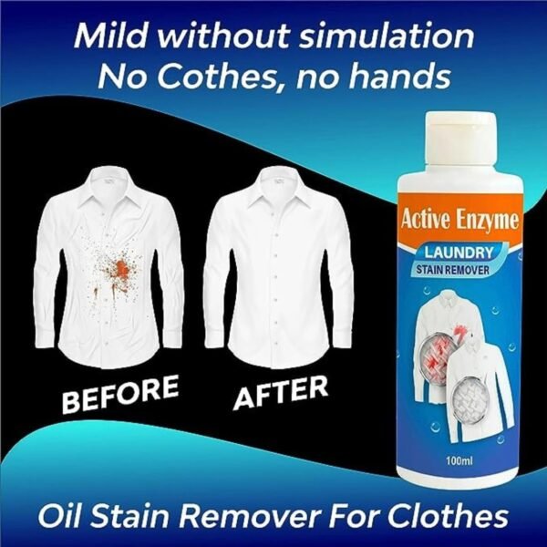 Active Enzyme Cleaner – Powerful Stain & Odor Remover (100ml) - Image 8