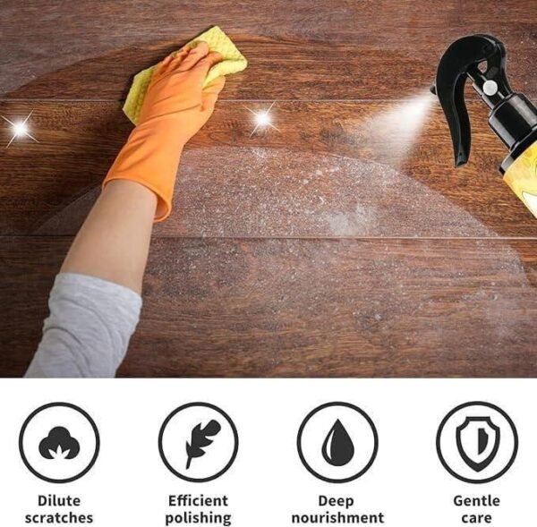 Beeswax Spray – Instant Shine & Protection for Wood (100ml) - Image 4