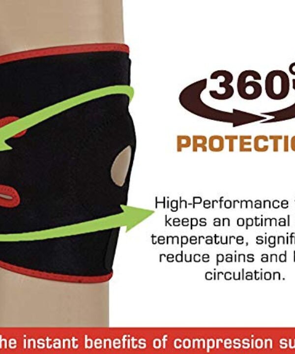 Adjustable Knee Support Patella Free Size for Pain Relief Running Sports Gym Fits Men & Women