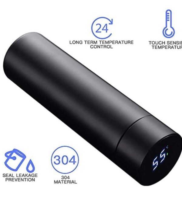 Temperature Water Bottle | Smart Vacuum Insulated Thermos Water Bottle | Water Bottle with LED Temperature Display
