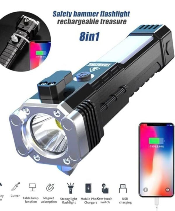 Torch light, LED 3W Torch Light Rechargeable Torch Flashlight