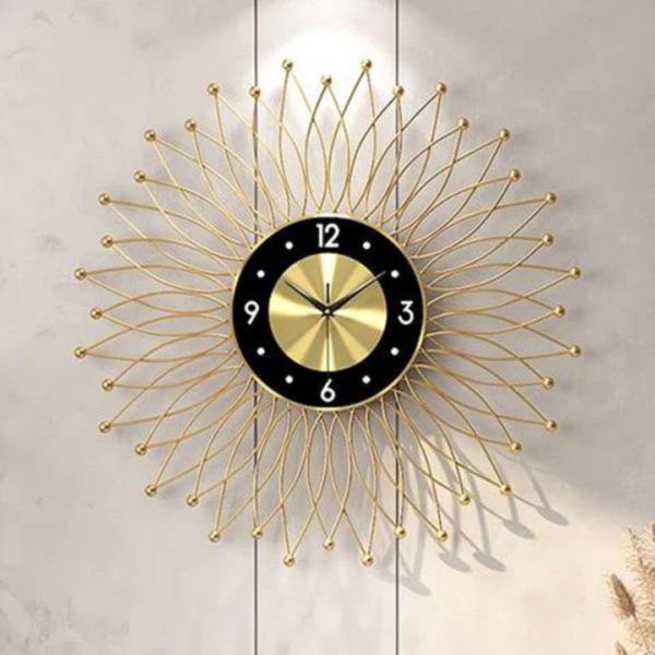 Metal wall clocks black - Image 4