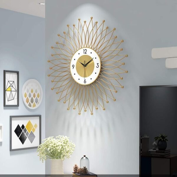 Metal wall clocks black - Image 2