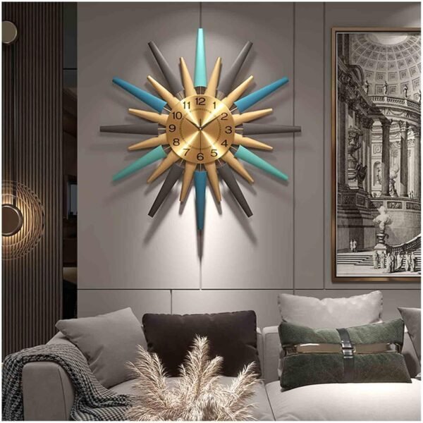 Metallic Wall Clock - Image 4