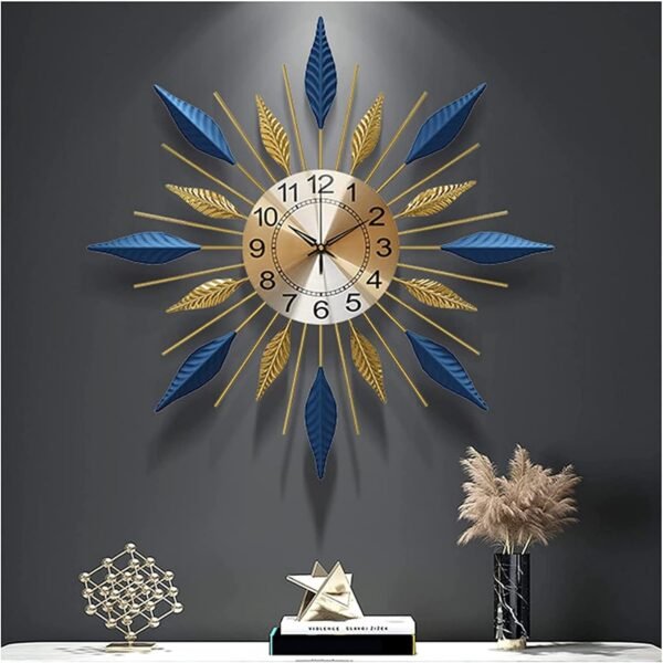 Metallic Wall Clock - Image 3