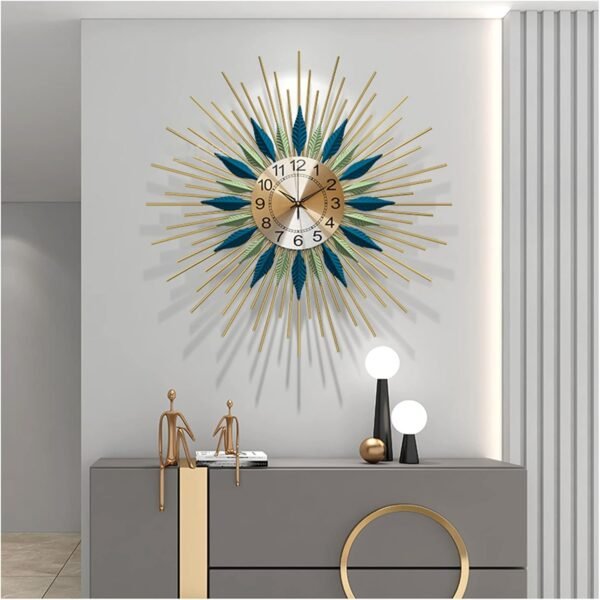 Metallic Wall Clock - Image 3