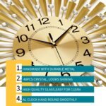 Metallic Wall Clock - Image 2