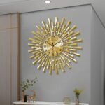 Metallic Wall Clock - Image 3