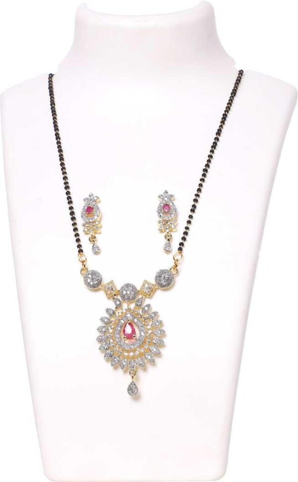 New Alloy American Diamond Mangalsutra - Image 2