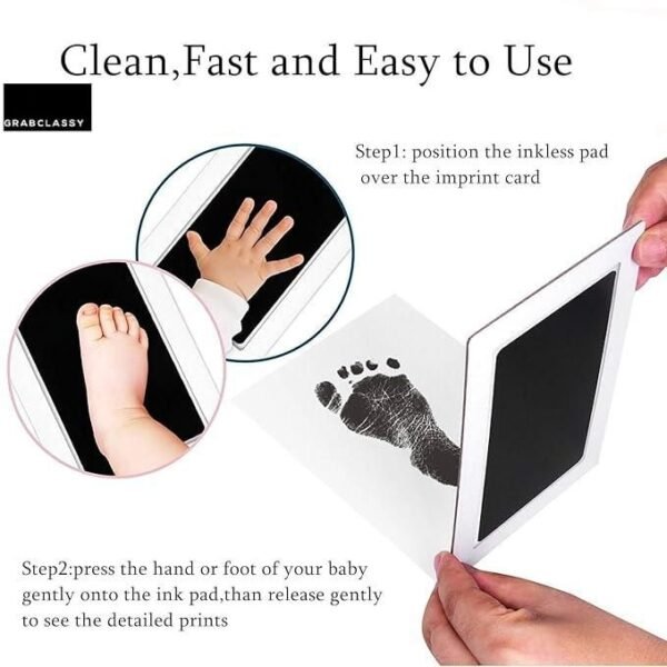 Inkless Baby Footprint Ink Pad - Image 3