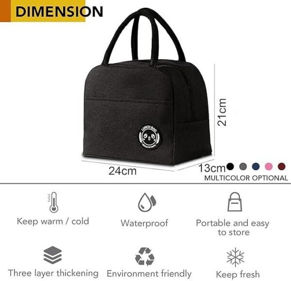 Insulated Portable and Reusable Lunch Bag - Image 2