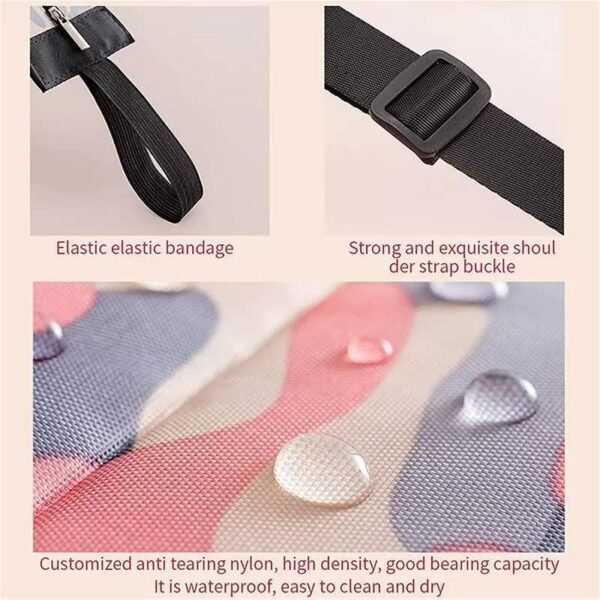Two Pieces Foldable Shopping Bag - Image 4