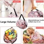 Two Pieces Foldable Shopping Bag - Image 5