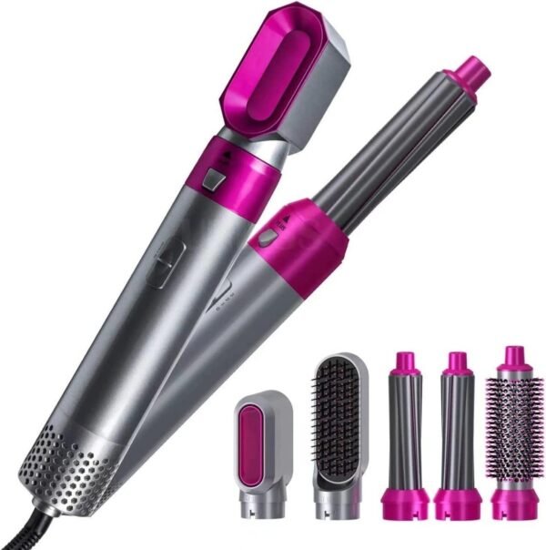 5 in 1 Multifunctional Hair Dryer Styling Tool, Detachable 5-in-1 Multi-Head Hot Air Comb, The Negative Ion Automatic Suction Hair Curler - Image 7