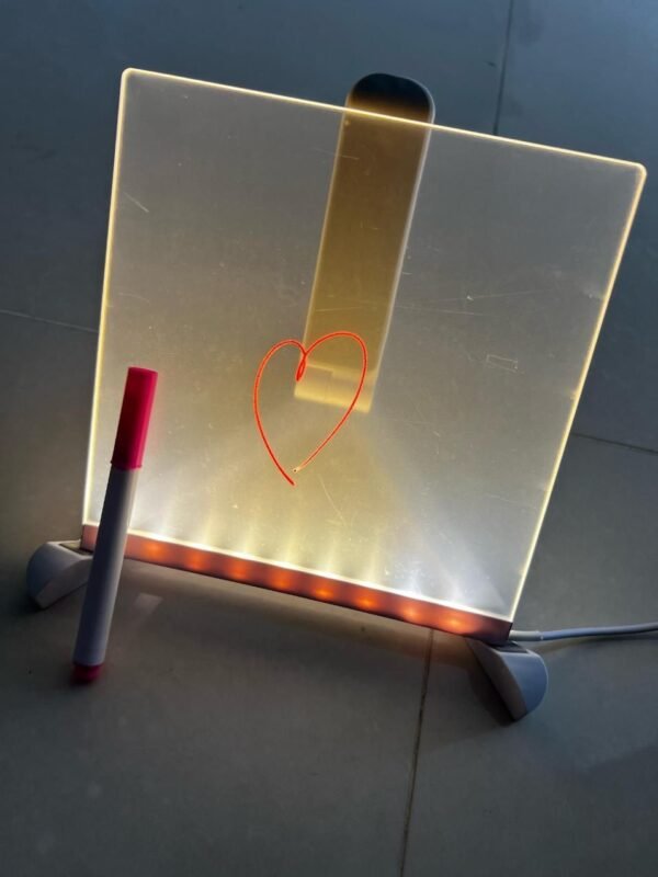 3D LED Light Glass Acrylic Writing pad - Image 5