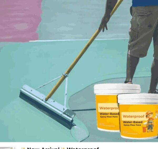 Waterproof Water-Based Epoxy Floor Paint 300ML (Pack of 2) - Image 2