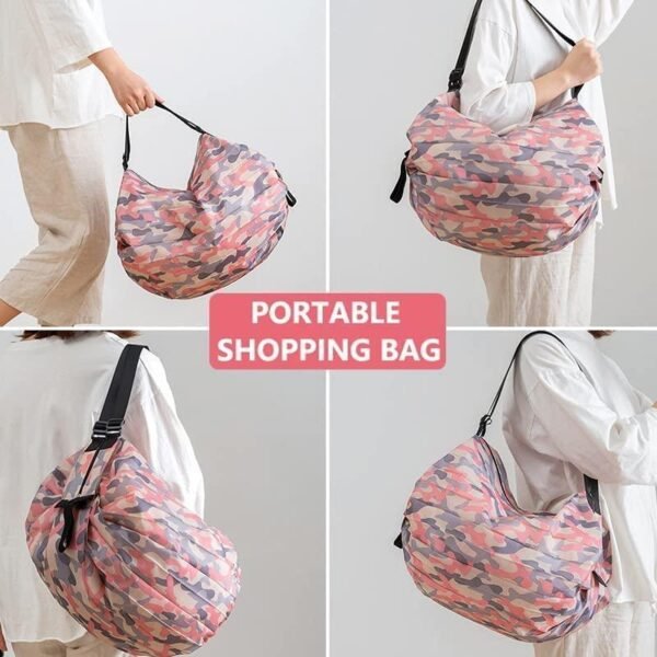 Two Pieces Foldable Shopping Bag - Image 2
