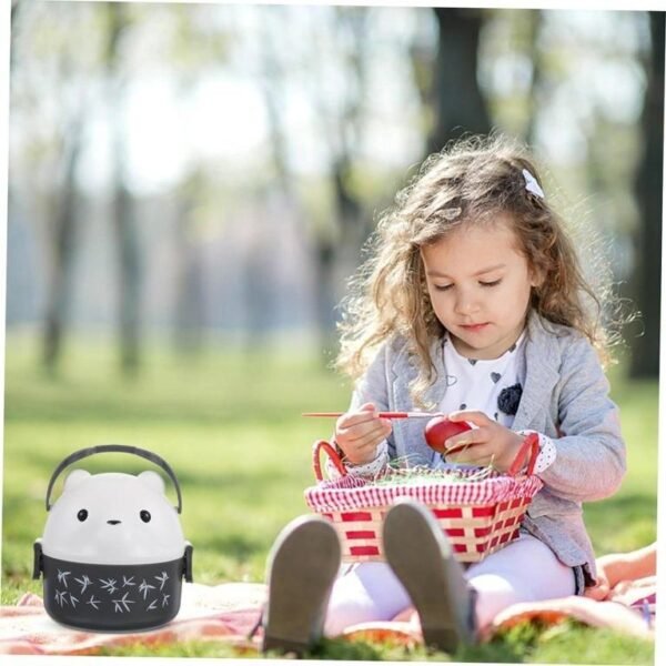 Cute Teddy Cartoon Tiffin Box - Image 4