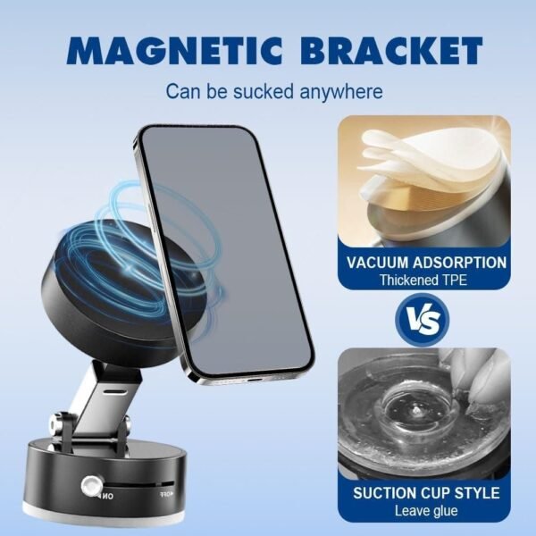 Vacuum Magnetic Suction Phone Holder - Image 6