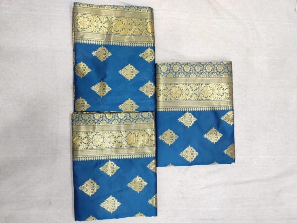 Delicate Cotton Silk Jacquard Work Saree - Image 2