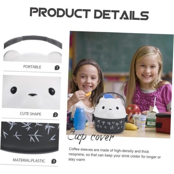 Cute Teddy Cartoon Tiffin Box - Image 2