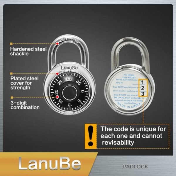 Standard Dial Combination Lock - Image 3