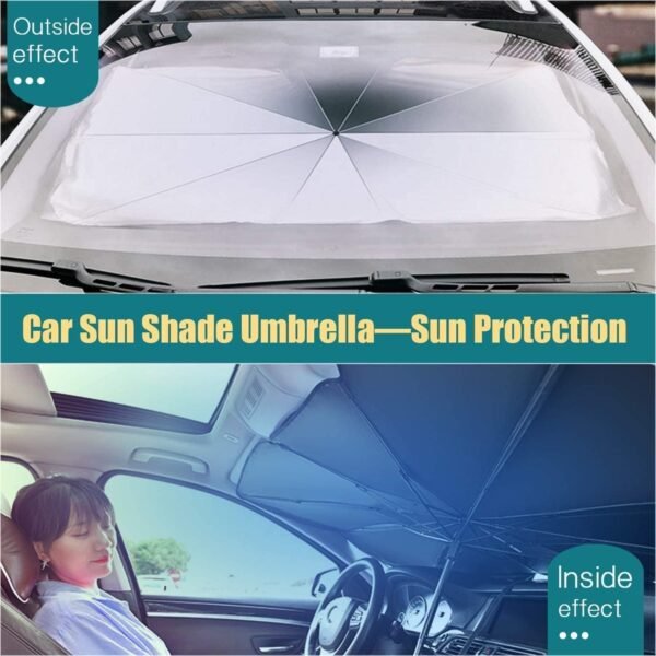 Car Windshield Sun Shade Umbrella - Image 2