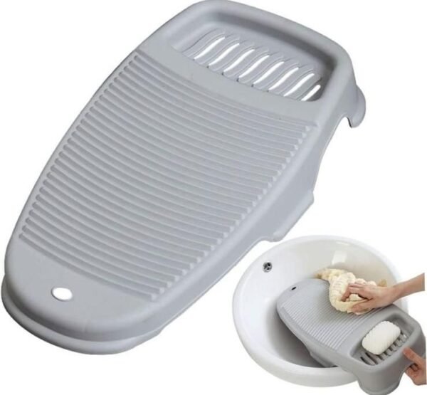 Anti Slip Washboard with Soap Storage - Image 3