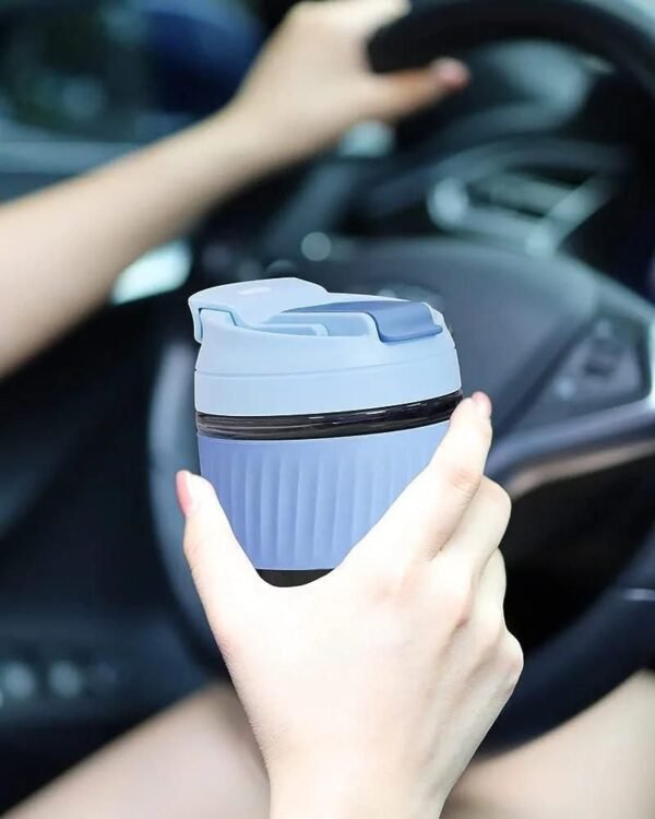 Glass Tumbler with Airtight Lid and Straw - Image 3