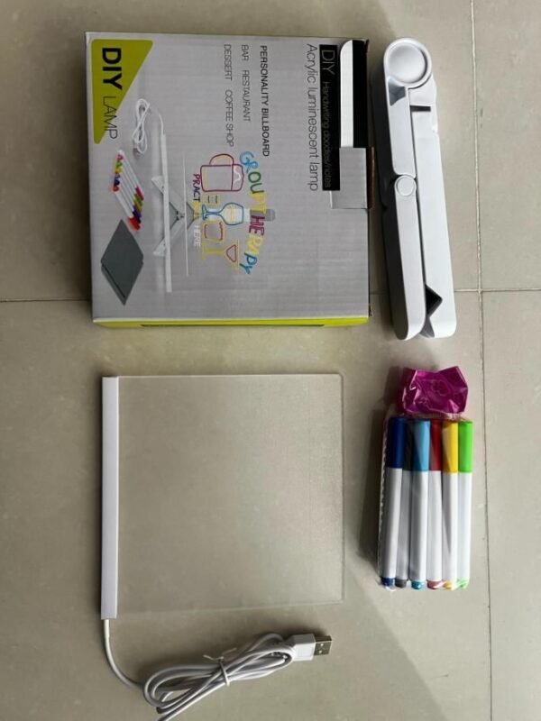 3D LED Light Glass Acrylic Writing pad - Image 4