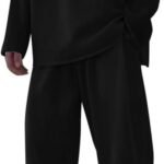 Assorted Men's Solid Round Neck Co-ord Set - Image 3