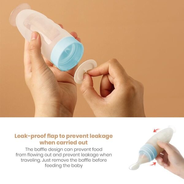 Premium Baby Food Squeeze Feeder Spoon - Image 5