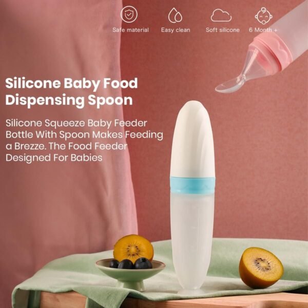 Premium Baby Food Squeeze Feeder Spoon - Image 2