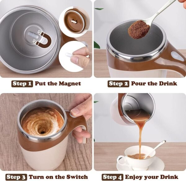 Self Stirring Magnetic Mug - Image 6