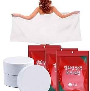 10 Pcs Compressed Bath Towel Tablets